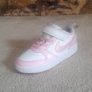 Toddler Girl Nike Court Borough Low Recraft, S: 9C, C: Light Pink + White